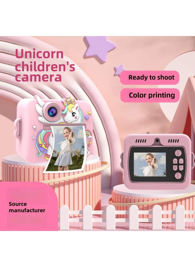 Generic Private Model Of The Children's Camera A Shot Of Both Cartoon Digital High-definition Color Printing Camera-Color:Green Dinosaur  Green + No Card  - Image 3