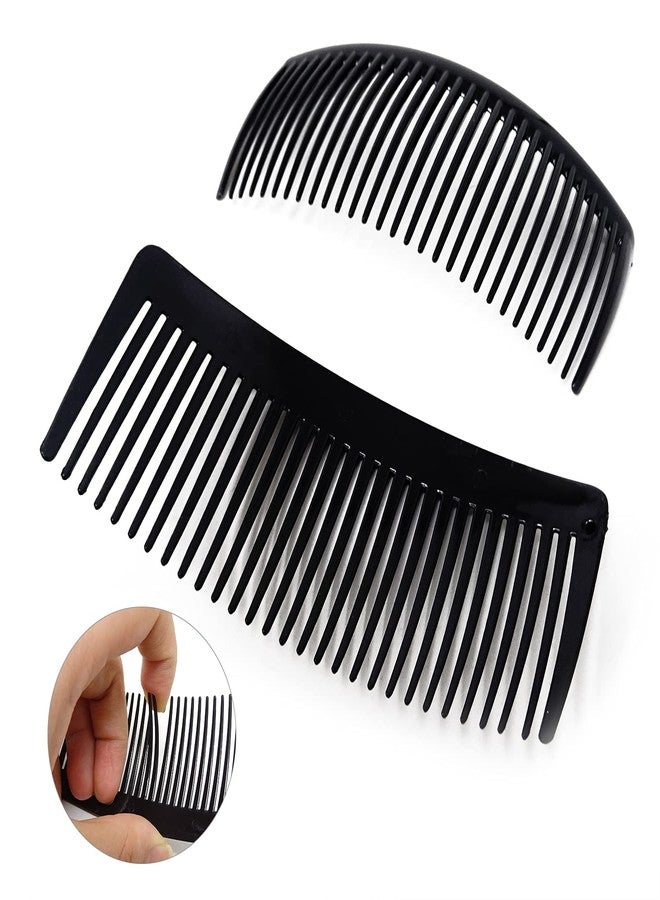 Honbay 12PCS Plastic French Side Hair Flexible Durable Hair Combs Strong Twist Comb Hair Clip Combs for Girls Women (29 Teeth, 3 Color) - Image 5