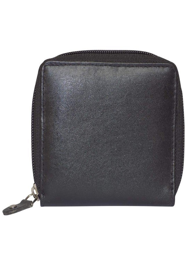 STYLE SHOES Leather Black Card Wallet, Visiting, Credit Card Holder, Pan Card/ID Card Holder Women - Image 1