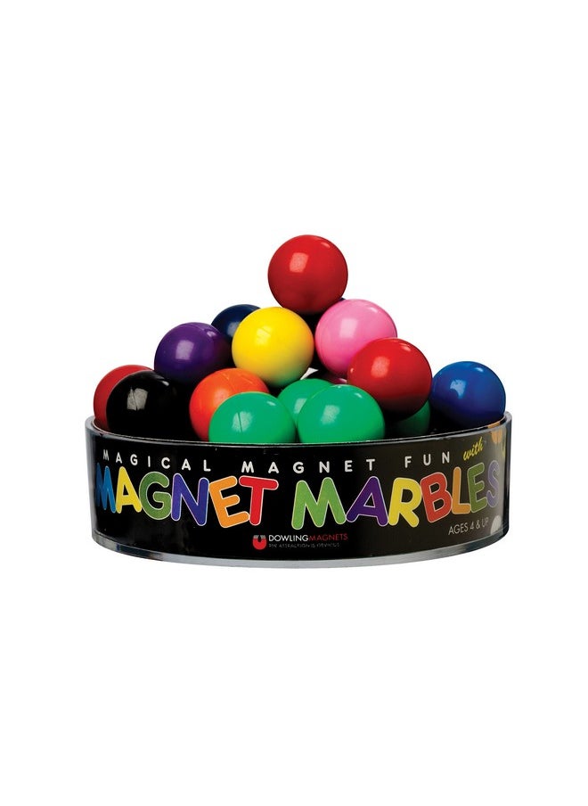Dowling Magnets - - 736606 Magnet Marbles (.63 Inch In Diameter), Clear Dish, Small, Set Of 20 - Image 1