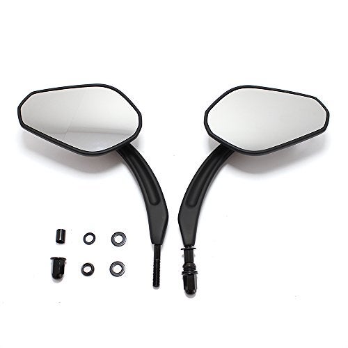 MISS MOLY Black Motorcycle Rear View Side Mirrors For Harley Davidson Road King Road Glide - Image 4