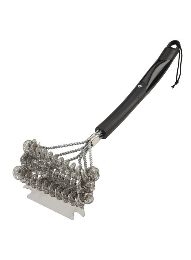 Cuisinart Triple Coil Brush, 17” Stainless Steel Grill Brush with Wide Scraper for All Grates, Bristle Free Grilling Accessory for Worry Free Cleaning, Perfect for BBQs, Cookout & Tailgate Cleaning - Image 1