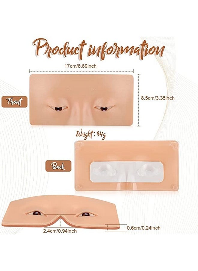 SKINPLUS One_Stop_For_Cosmetic Makeup Practice Face Board, Silicone Makeup Face - Practice Skin Board,For Makeup Peye Makeup Practice For Beginner Makeup Artist The Perfect Makeup (Skin, 1 - Pcs)  - Image 3