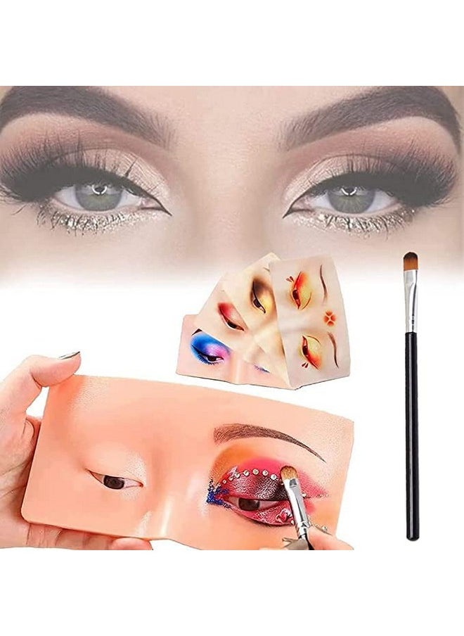 SKINPLUS One_Stop_For_Cosmetic Makeup Practice Face Board, Silicone Makeup Face - Practice Skin Board,For Makeup Peye Makeup Practice For Beginner Makeup Artist The Perfect Makeup (Skin, 1 - Pcs)  - Image 4