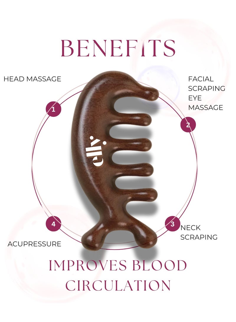 ELLY - 5x Charcoal Infused Loofah Shower Loofah Sponge Soft Mesh Shower Puffs for Body Exfoliating and 1x Massage Comb| For Men, Women - Image 3