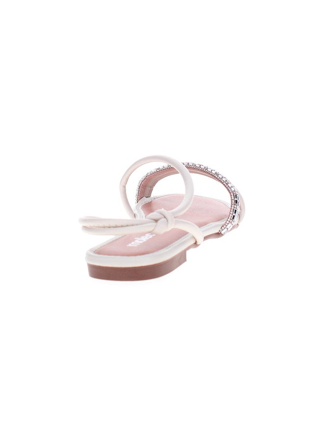MOLECA Double Strap Flat Sandals with Buckle Details - Image 2