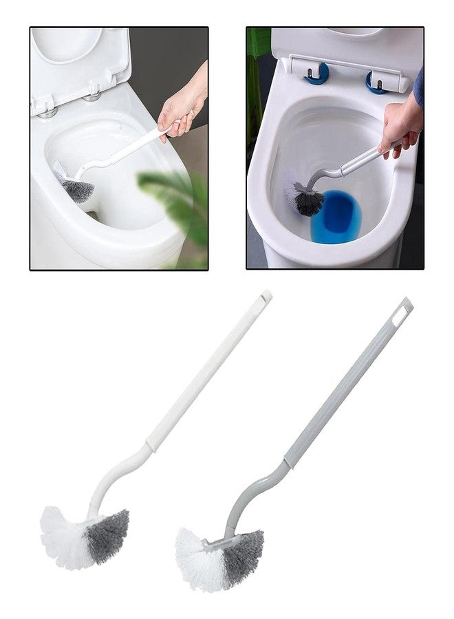 KESRINPLUS Bathroom, Toilet Scrub Brush with Long Handle, 120° Rotating Floor Scrubber - Tile & Grout Cleaner for Bathroom, Toilet, Shower, Wash Basin, Home Cleaning (Regular, 1, Pack) - Image 2