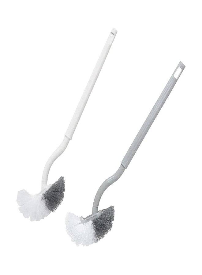 KESRINPLUS Bathroom, Toilet Scrub Brush with Long Handle, 120° Rotating Floor Scrubber - Tile & Grout Cleaner for Bathroom, Toilet, Shower, Wash Basin, Home Cleaning (Regular, 1, Pack) - Image 4