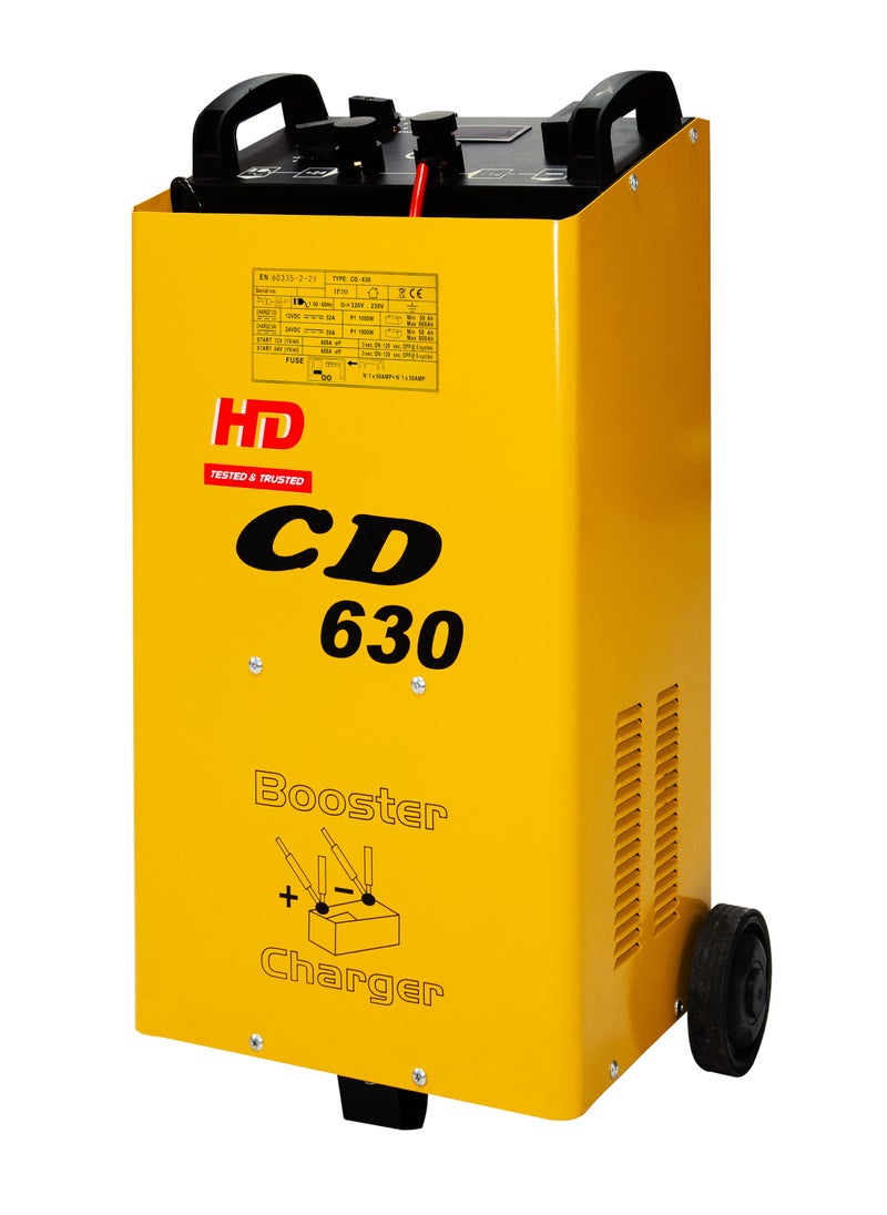 أتش دي HD CD-630 شاحن بطارية 600 أمبير | 220 فولت 50/60 هرتز | تيار الشحن 90A  - Image 1