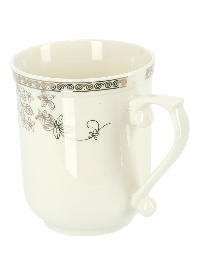 Royalford Bone Wave Coffee Mug White/Gold 400ml - Image 2