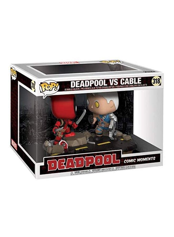 NIBEMINENT PoP! Deadpool Vs Cable Comic Moments Bobblehead Toy 318 - Image 3