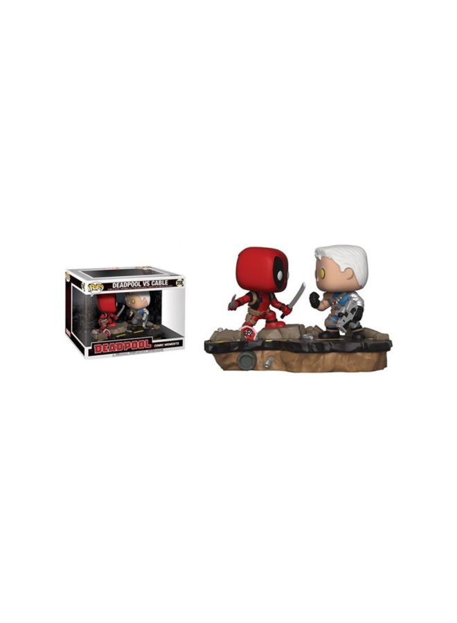 NIBEMINENT PoP! Deadpool Vs Cable Comic Moments Bobblehead Toy 318 - Image 2