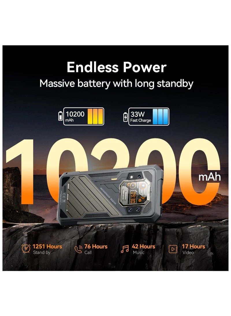 Cubot CUBOT KINGKONG X, Rugged Smartphone 5G, 32GB RAM+256GB ROM, 10200mAh, 120Hz Screen, NFC, WiFi 6  - Image 4