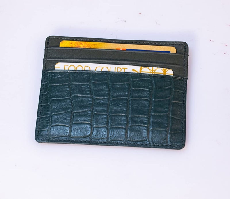 BROWN BEAR Wallet for Man | Stylish Pure German Nappa Wallet for Men Leather Original | Diwali Gift for Men | RFID ATM Card Holder (Green) - Image 2