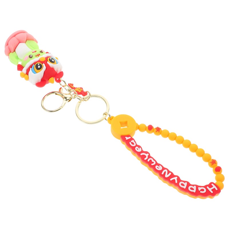 Cartoon Snake Keychain Cute Animal key Backpack Pendant 2025 Chinese New Year Decorations for Car Keys Accessories - Image 1