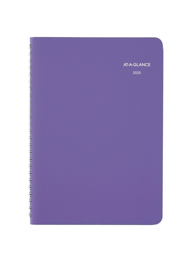 AT-A-GLANCE 2025 Appointment Book Planner, Weekly & Monthly, 5-1/2" x 8-1/2", Small, Beautiful Day, Lavender (938P-200-25) - Image 1