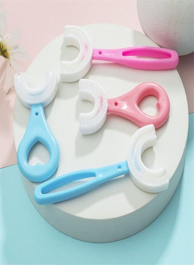 LAVI Manual U Type 360 Degree Soft Silicon Oral Teeth Cleaning Gift For Baby Girls & Baby Boy,Multicolour - Image 1