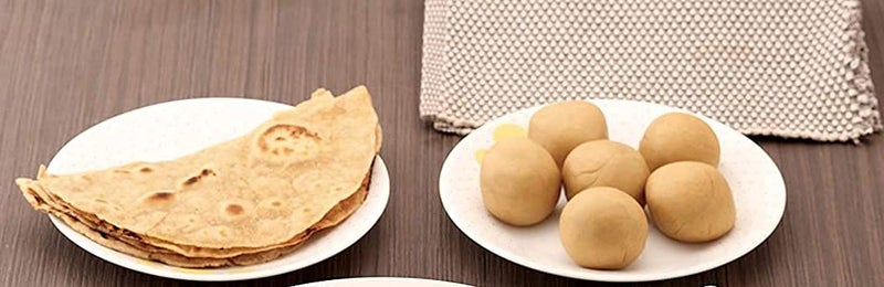 STACKRAID STACKRAID Plastic Chakla Patla Unbreakable RotiMaker Rollingpin Board Life time Durable Roti Papad Chapati Puri Polpat chakla for Home Kitchen White  - Image 4