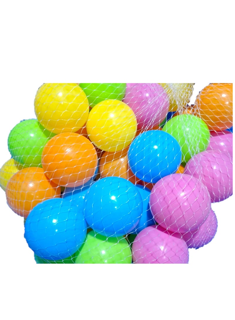 50 Pieces Of Kids Toy Balls Play Set Light Multicolored For Age Group 1+ Years  - Image 3