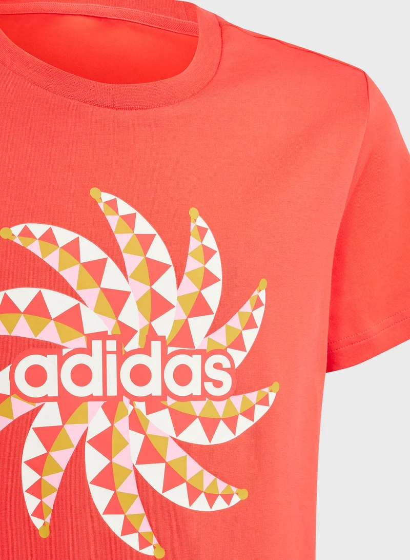 adidas تيشيرت فارم للأطفال