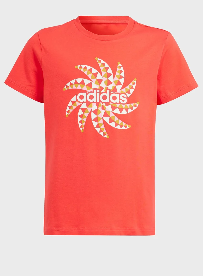 adidas تيشيرت فارم للأطفال