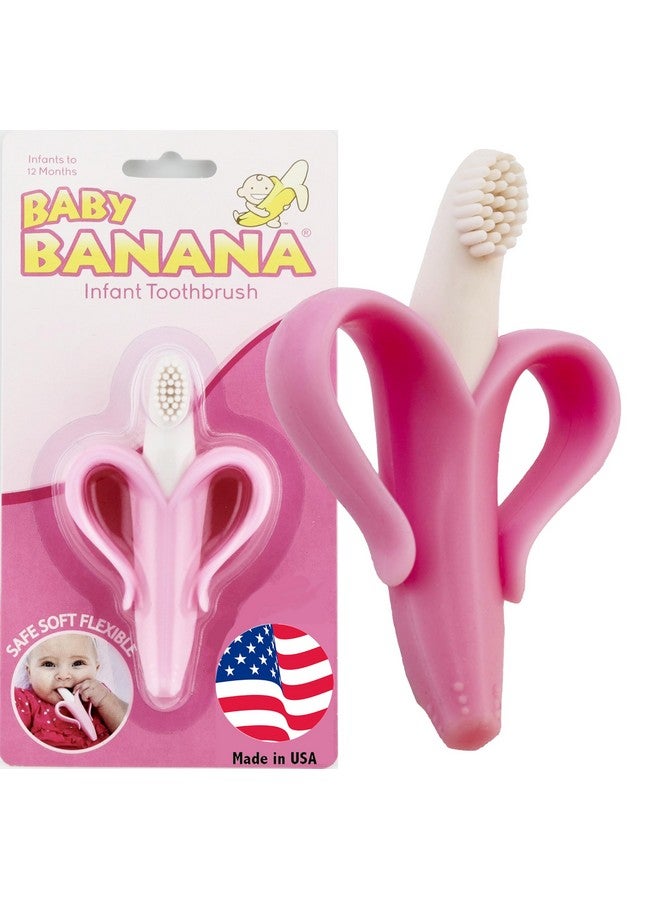 Baby Banana Baby Banana The Original Toothbrush Teether Toy, for Babies Infants Toddlers; USA Family-Owned Business; Teething Relief for Sore Gums, Massaging Soothing; Safest Food Grade Silicone  - Image 4