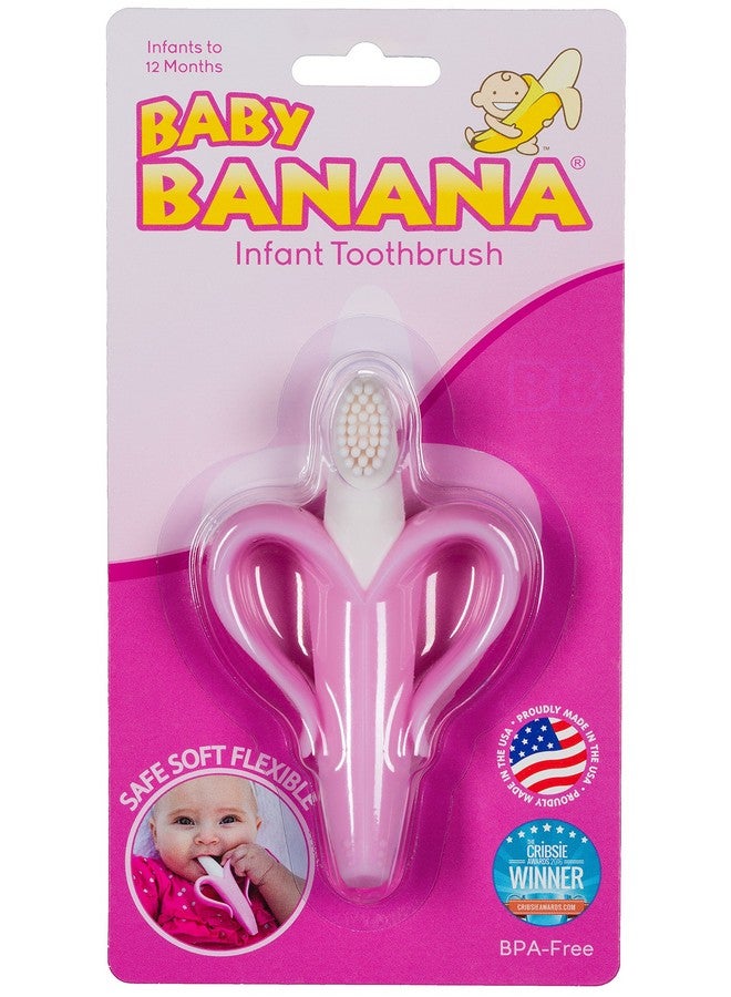 Baby Banana Baby Banana The Original Toothbrush Teether Toy, for Babies Infants Toddlers; USA Family-Owned Business; Teething Relief for Sore Gums, Massaging Soothing; Safest Food Grade Silicone  - Image 2