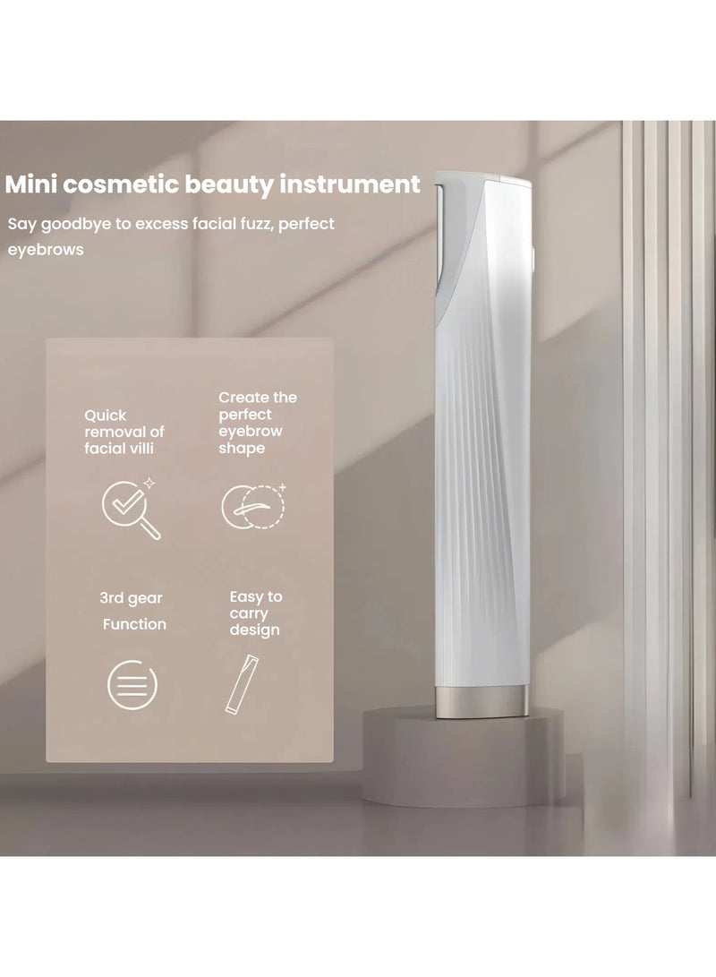 general Mini shaved fluff to remove dead skin and shave eyebrows electric skin rejuvenation lips eyebrows chin hair removal shaving beauty device - Image 1