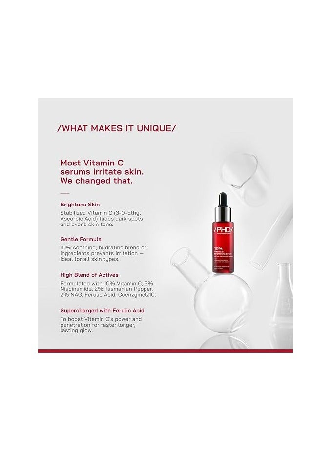 PHD 10% Vitamin C Brightening Serum 30ml - Image 5