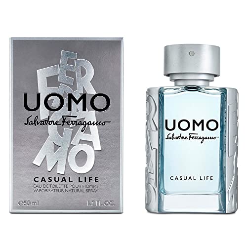 FERRAGAMO Uomo Ferragamo Casual Life Eau de Toilette Pour Homme Cologne Spray for Men 17 Fl Oz - Image 3