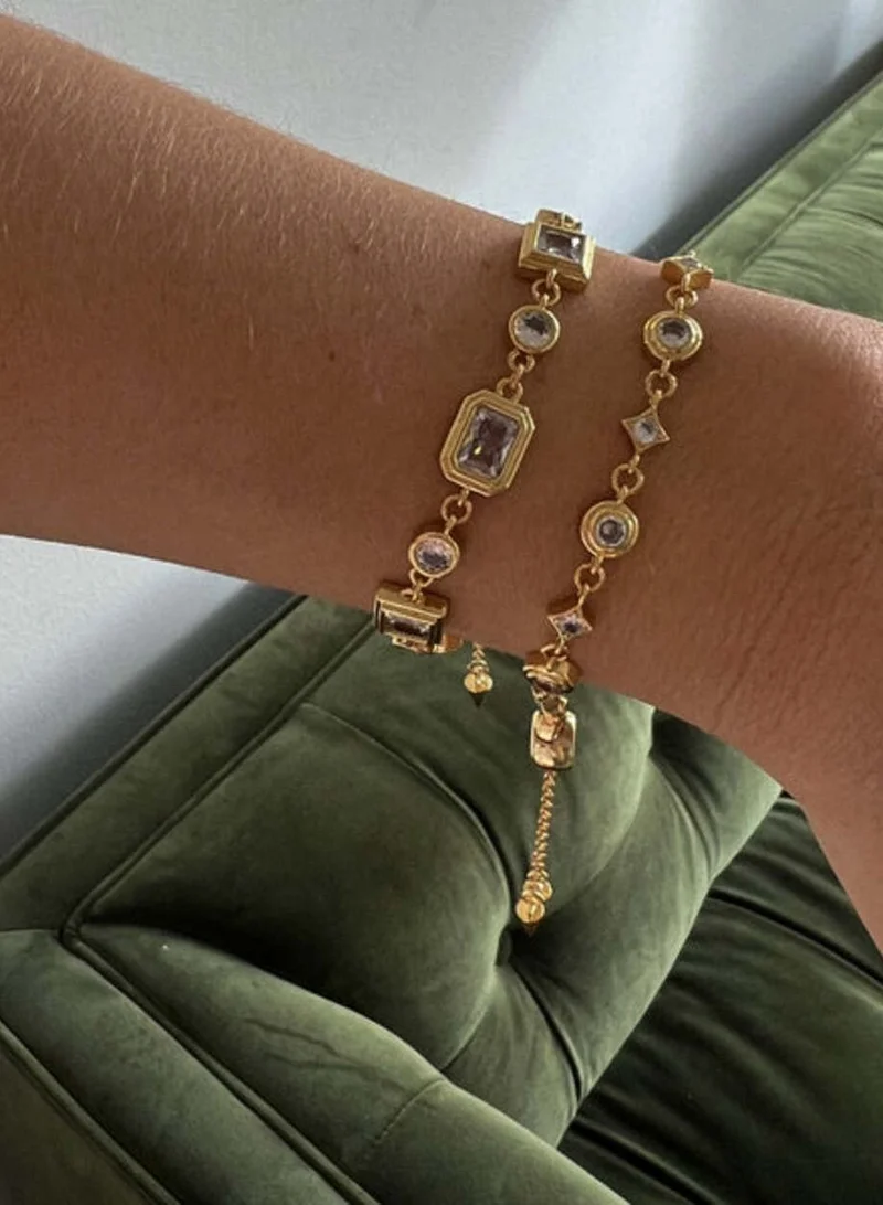 LUV AJ Pyramid Bezel Statement