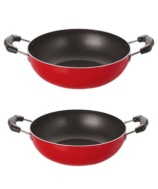 Nirlon Non-Stick Aluminium 2 Piece Combo Wok Set Offer with Bakelite Handle, 2.6mm_KD10_KD14 - pzsku/ZC1770C99299690A7E481Z/45/1743768266/634209a4-58de-4c41-91db-4113dfffc4c3