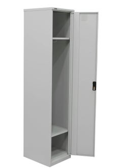 Protector Protector 0.6mm Curved Design Heavy Duty Single Door Steel Cabinet (Grey) Alloy Steel (Assembled)  - Image 4