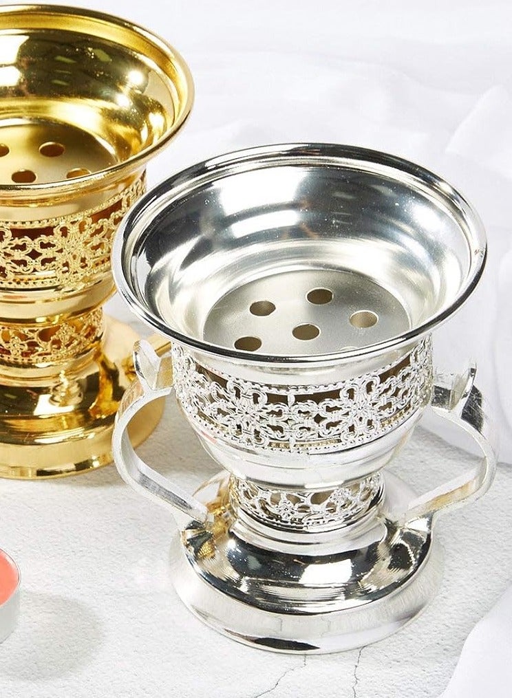 GOOAS Oud Bakhoor High Quality Incense Burner Electric Mabkhara silver - Image 2