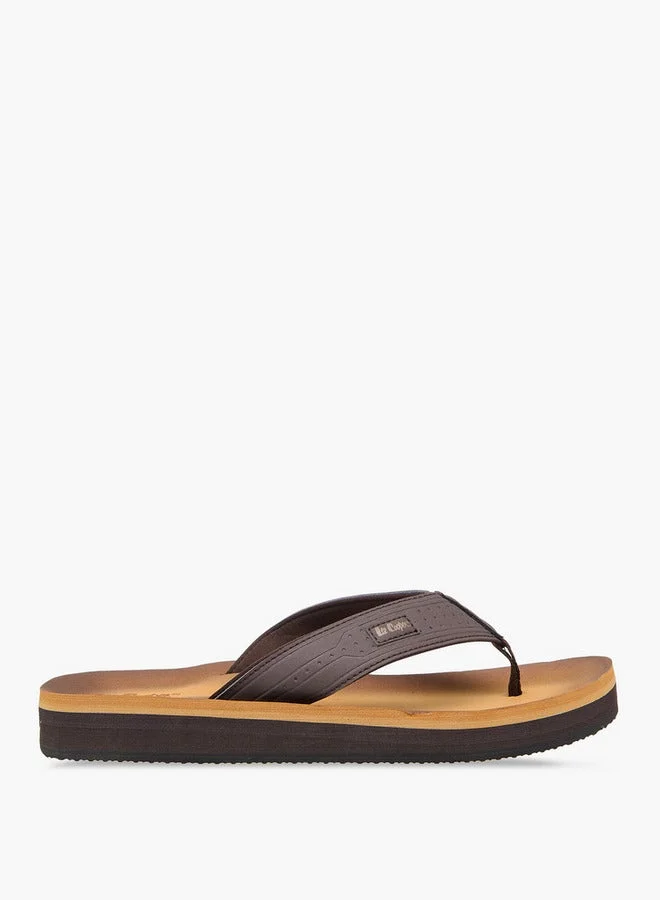 Men's Solid Thong Slippers