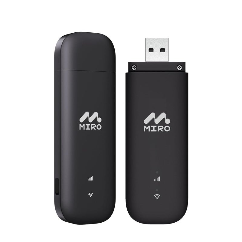 MIRO UF1 4G LTE WiFi USB Network Adapter 150Mbps Speed, Dual SIM/SD Slots Wireless Dongle, Wi-Fi Stick USB2.0 Interface WiFi Adapter for Desktop PC Laptop - Image 1