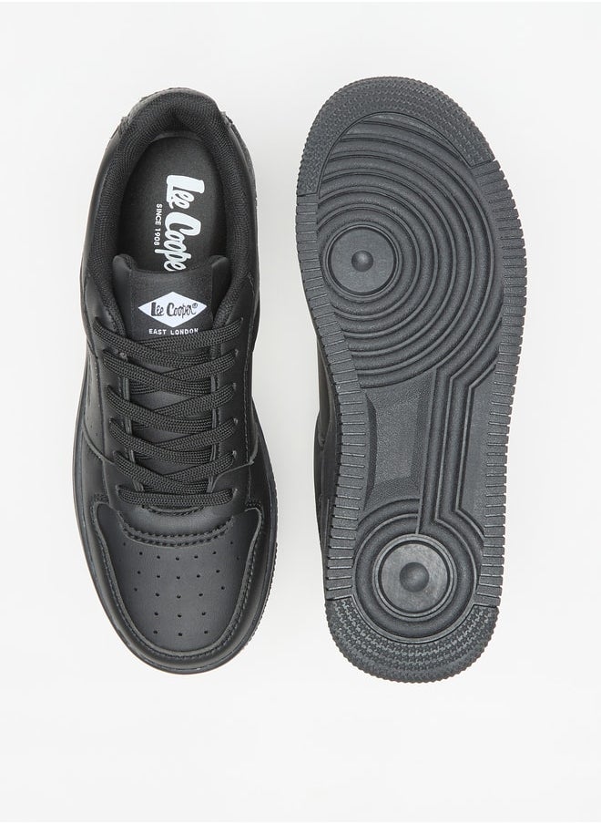 Lee Cooper - Women's Logo Detail Sneakers with Lace-Up Closure - Image 1