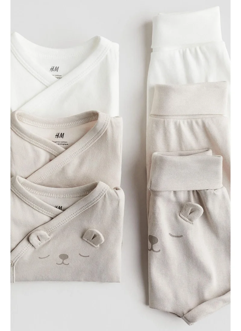 H&M 6-piece jersey set