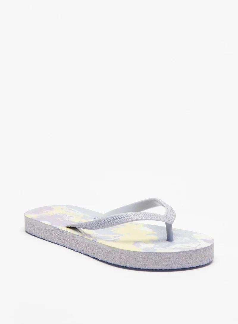 فلورا بيلا من شو إكسبرس Girls Flora Bella Printed Slip-On Flip Flops