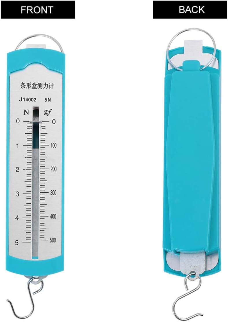 klarako Spring Scale 1 Spring Dynamometer Measuring Device Mechanics Experiment Teaching Instrument Physics Workshop Tool Electric Meter Experiments Apparatus Push-Pull Crane Scale Metal - Image 4