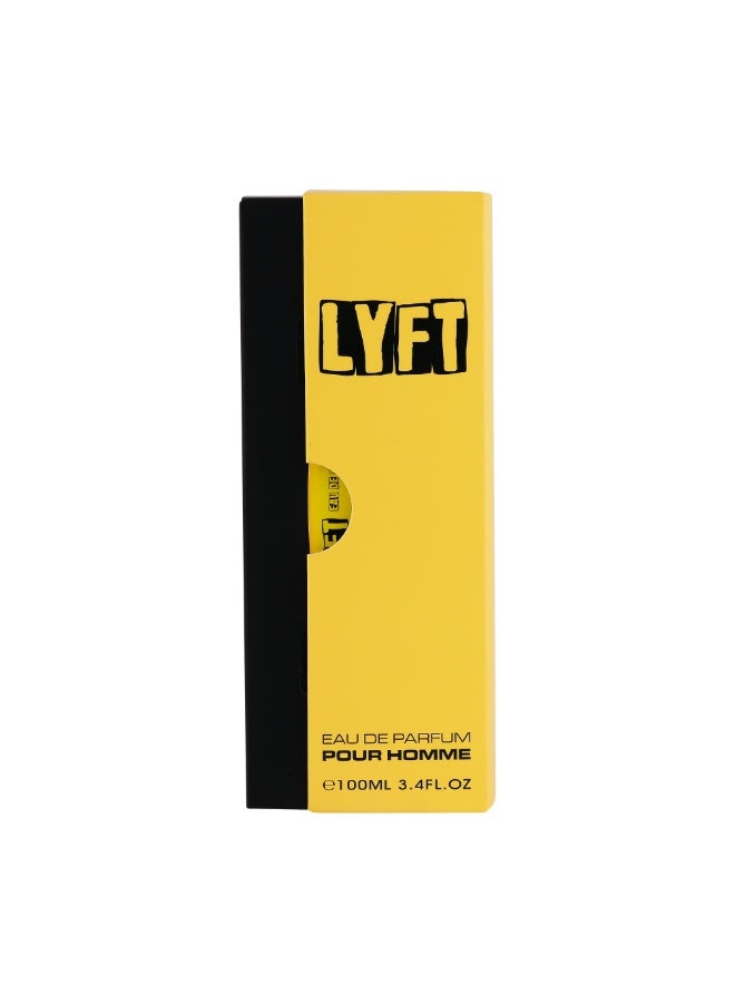 Flavia Lyft Pour Homme Premium Eau De Parfum For Man 100ml | Perfume For Men | Long Lasting Luxury Fragrances For Him | Fresh Floral Scent With Lemon Verbena, Jasmine & Sandalwood - Image 3