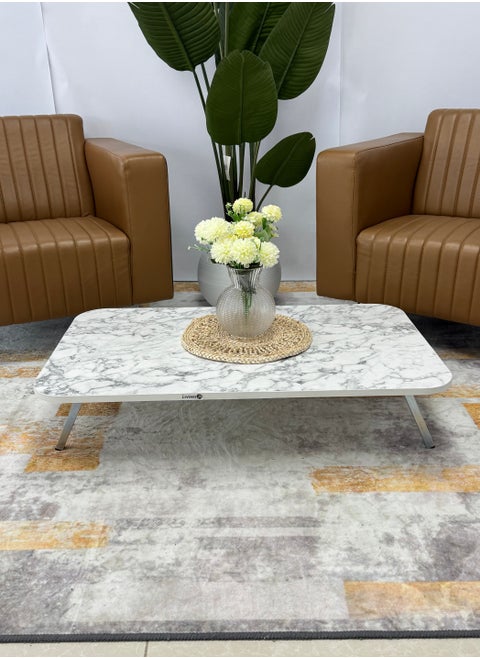Foldable legs floor center table for living room, kitchen, meeting room, multi-functional coffee table  60X80 cm