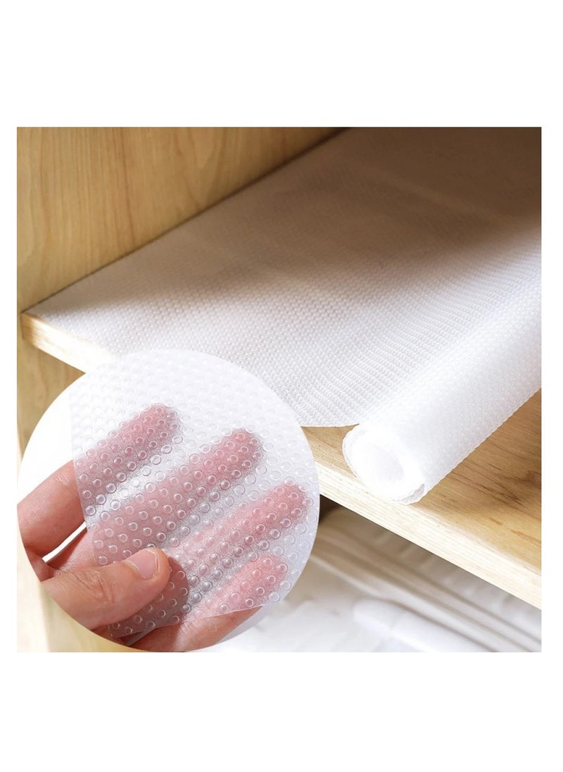 Generic - Washable silicone mat roll for kitchen shelves and drawers, cupboards and desks, made of high-quality material (size 5m*47cm) - Image 1
