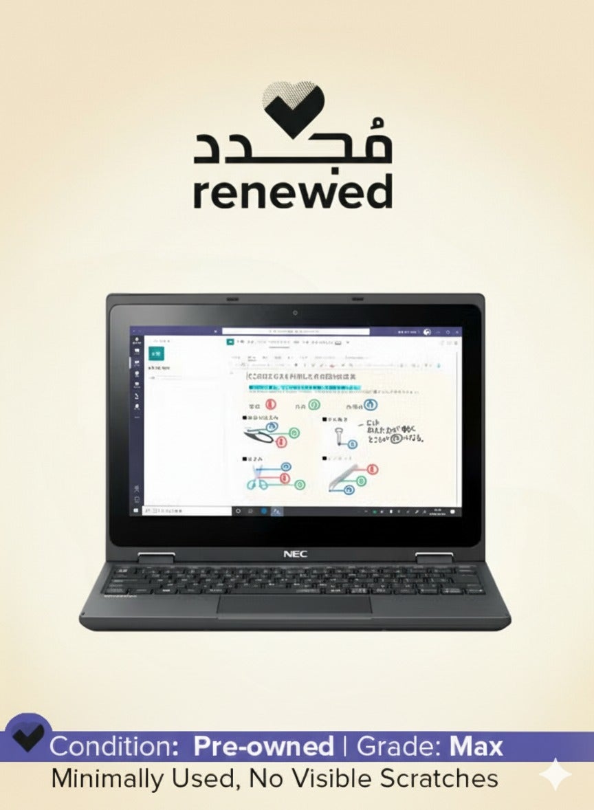 Renewed NEC VersaPro VEE11/R5 | Intel Celeron N5100 | 11" FHD Touch | X360 Convertible grey