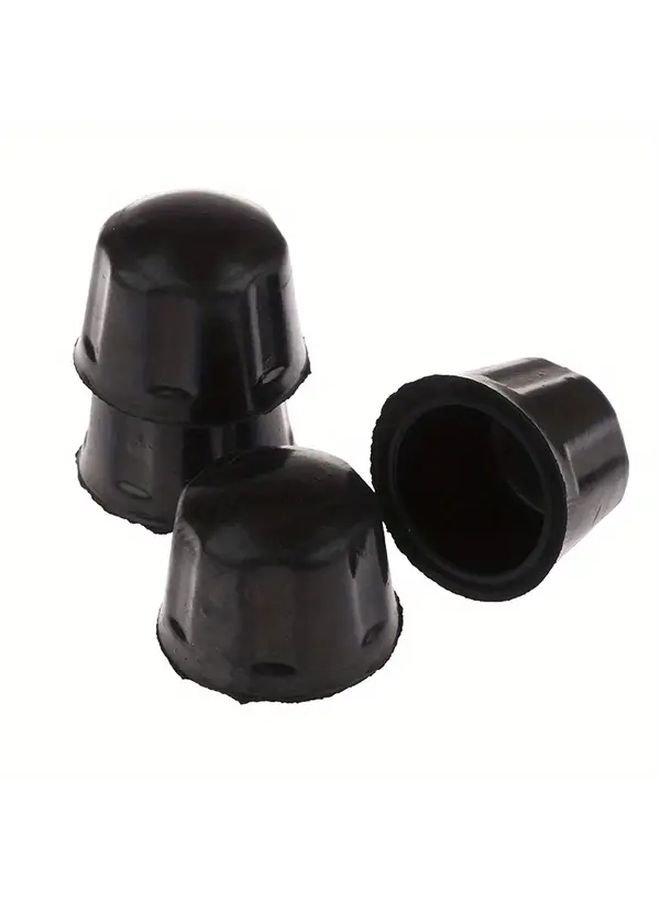 4Pcs Black Waterproof Rubber Dust Protector Covers for ATV Go Kart Quad Bike Motorcycle Engines - Image 4