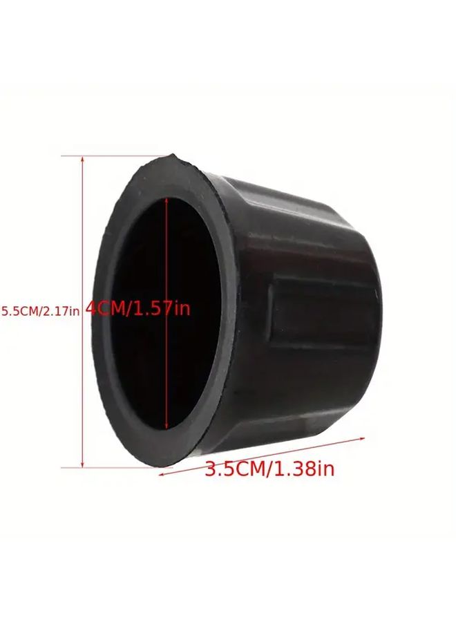 4Pcs Black Waterproof Rubber Dust Protector Covers for ATV Go Kart Quad Bike Motorcycle Engines - Image 2