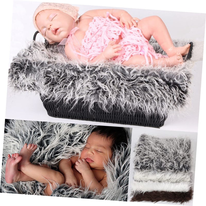 Soft Newborn Photography Mat Cozy Skin Friendly Baby Blanket For Boys Girls - Image 4