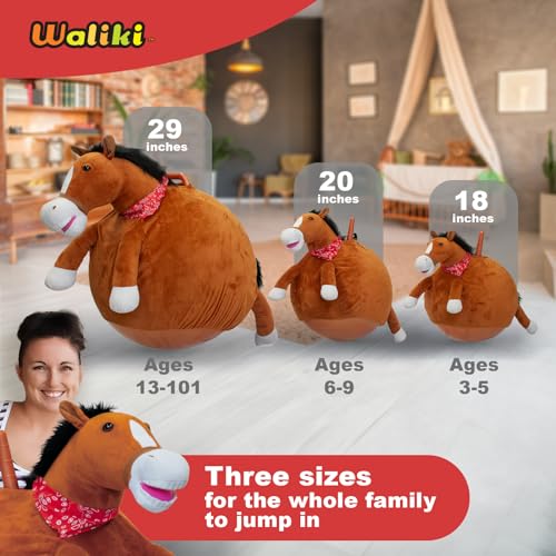 WALIKI Hopper Ball for Adults Ages 13-101 | Hippity Hop | Jumping Hopping Ball (Horse) - Image 5