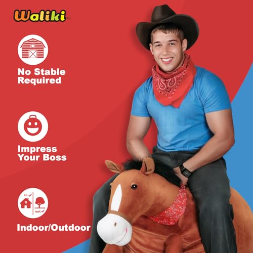 WALIKI Hopper Ball for Adults Ages 13-101 | Hippity Hop | Jumping Hopping Ball (Horse) - Image 2