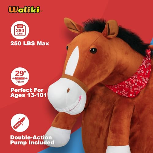 WALIKI Hopper Ball for Adults Ages 13-101 | Hippity Hop | Jumping Hopping Ball (Horse) - Image 3